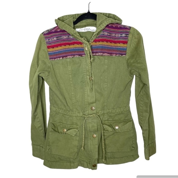 Jen’s Pirate Booty for Free People Green Parka Utility Jacket - Picture 8 of 16